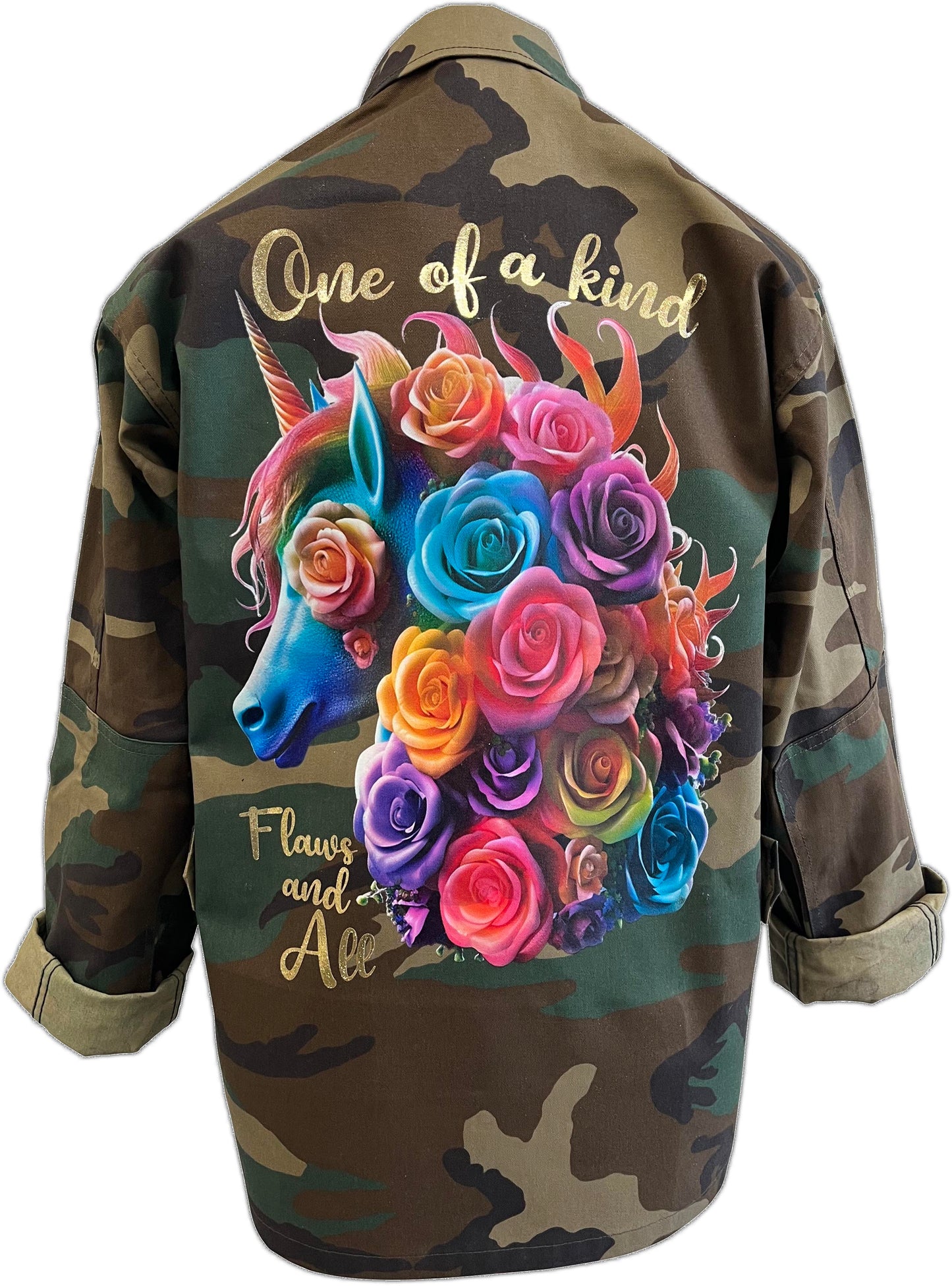 Unicorn Camo Jacket: One of a Kind, Flaws and All
