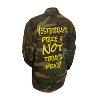 "Yesterday's price is not today's price" Jacket - KIC NYC, KIC-Yourself LLC